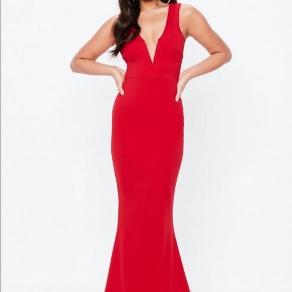 Misguided Red Maxi - Picture 3 of 4